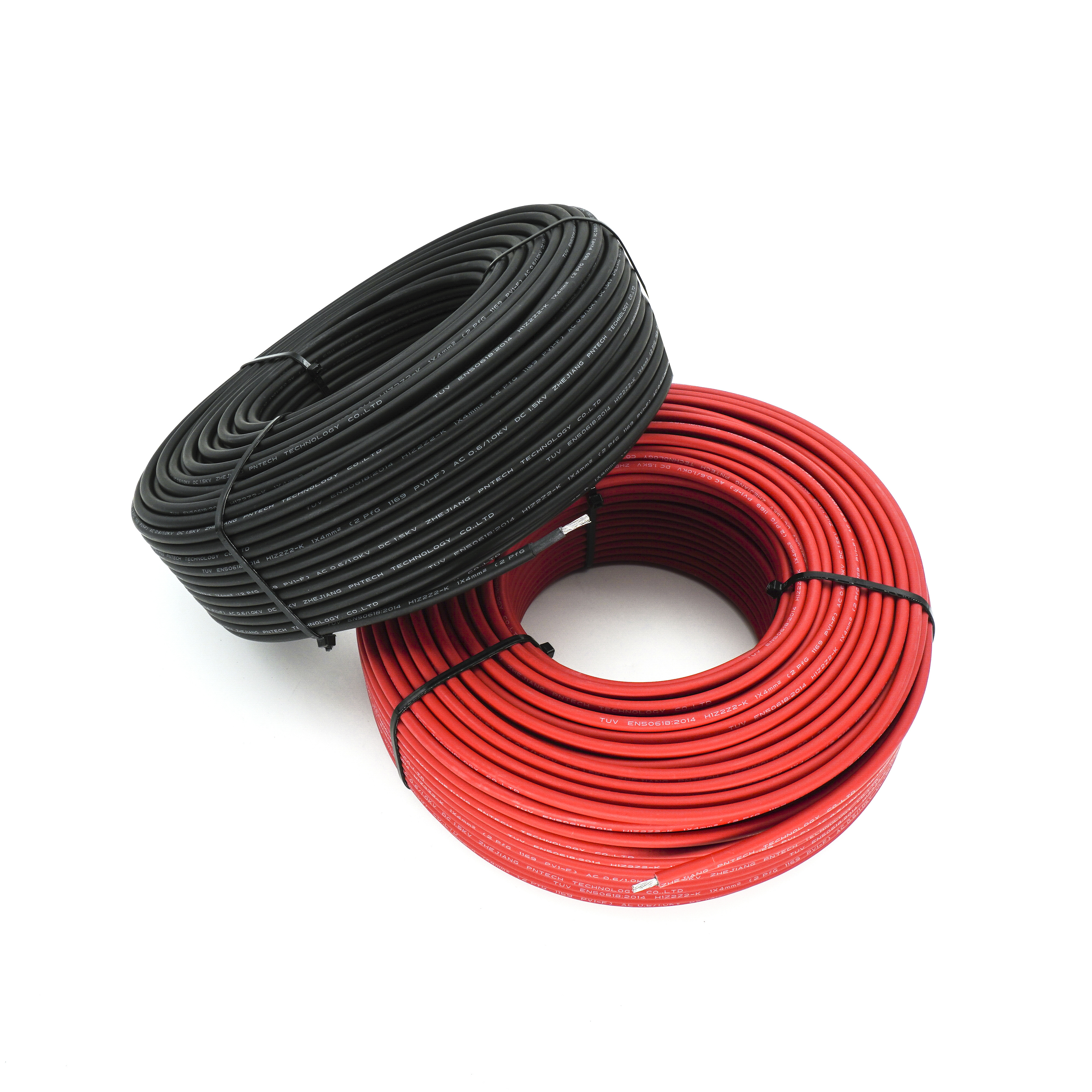 Customized waterproof copper Wire 1x1.5mm2  4mm4 6mm2  10mm2 solar pv electric cable dc solar panel power cable