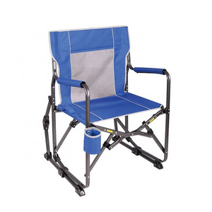 New Idea Portable Folding Outdoor Rocking Camping Chair