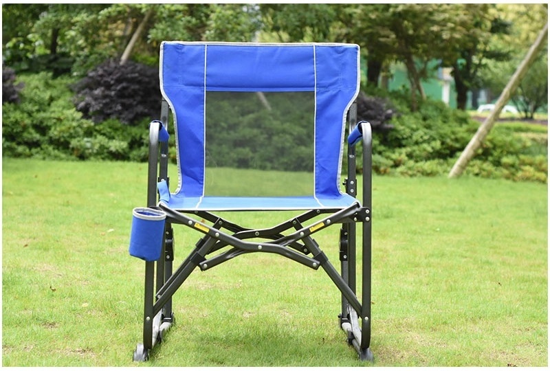 New Idea Portable Folding Outdoor Rocking Camping Chair