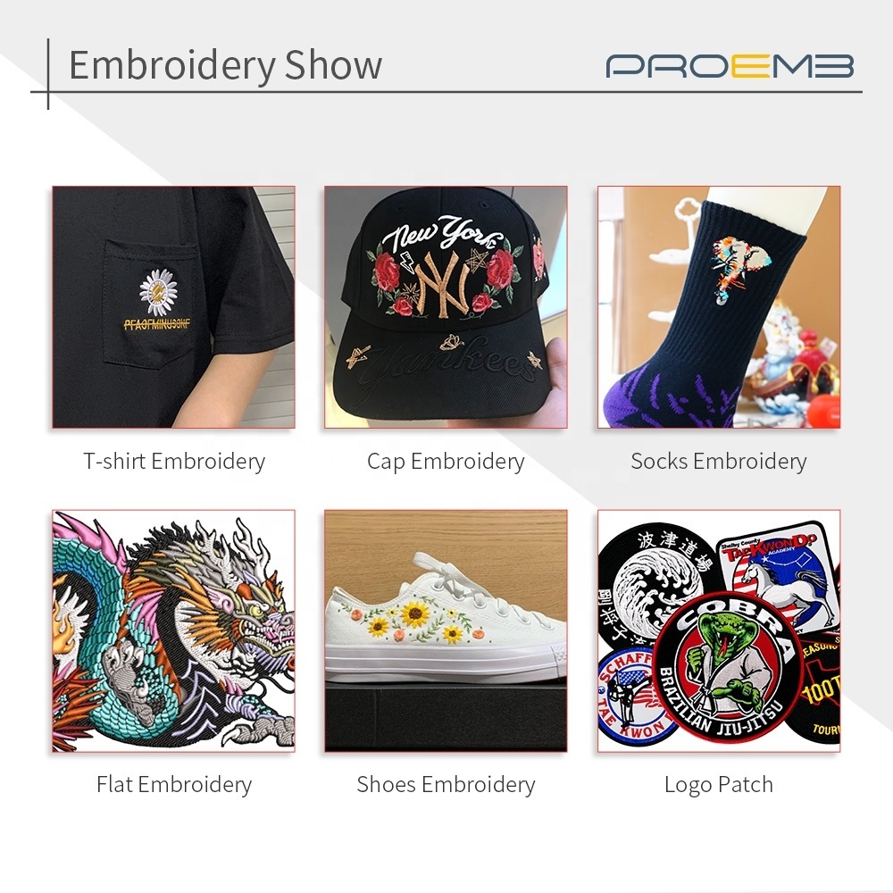 PROEMB high quality cap embroidery machine Computerized embroidery machine 6 head Embroidery machine