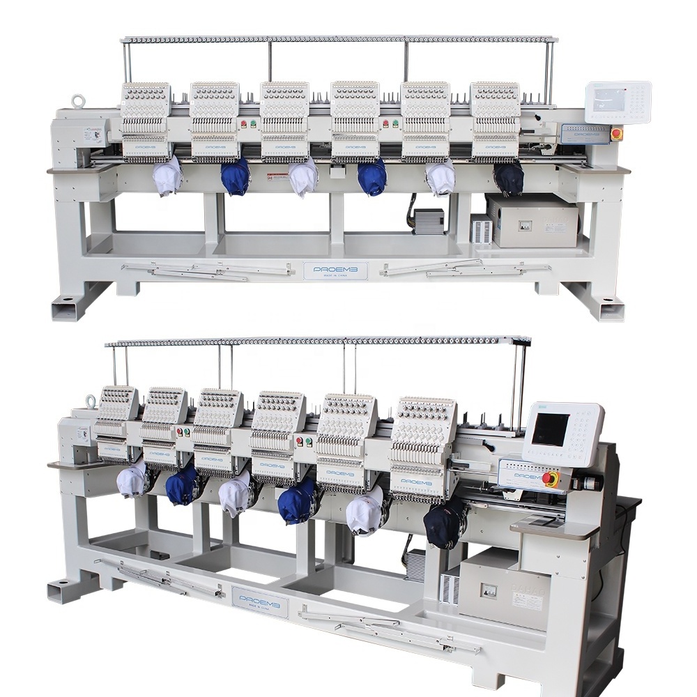 PROEMB high quality cap embroidery machine Computerized embroidery machine 6 head Embroidery machine