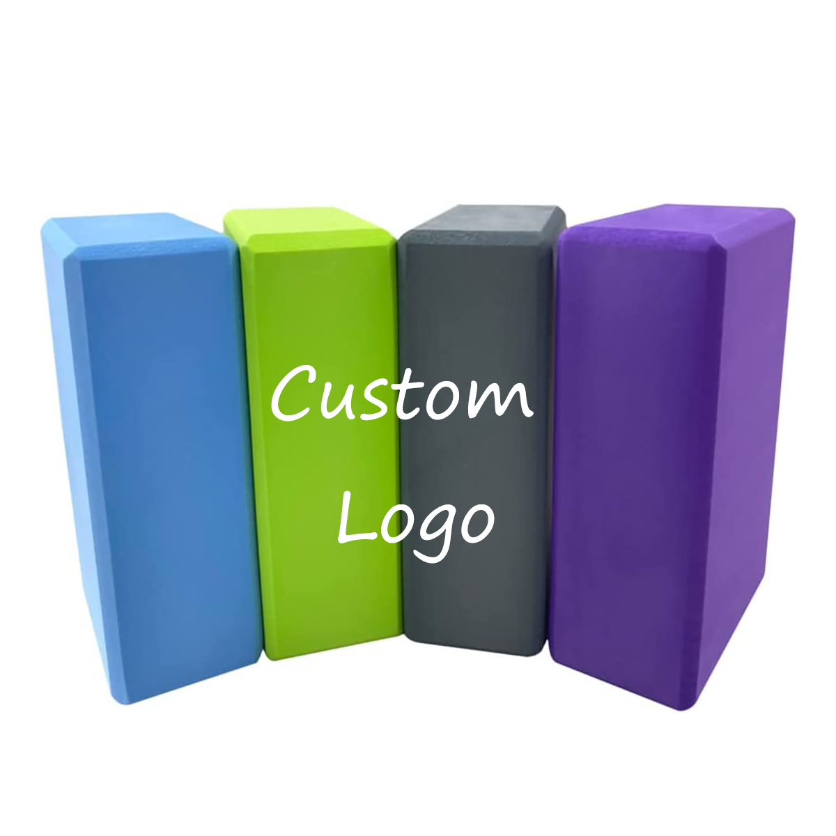 Eco Friendly Wholesale Custom Pattern High Density Thick Foam Exercise Gym Eva Yoga Block