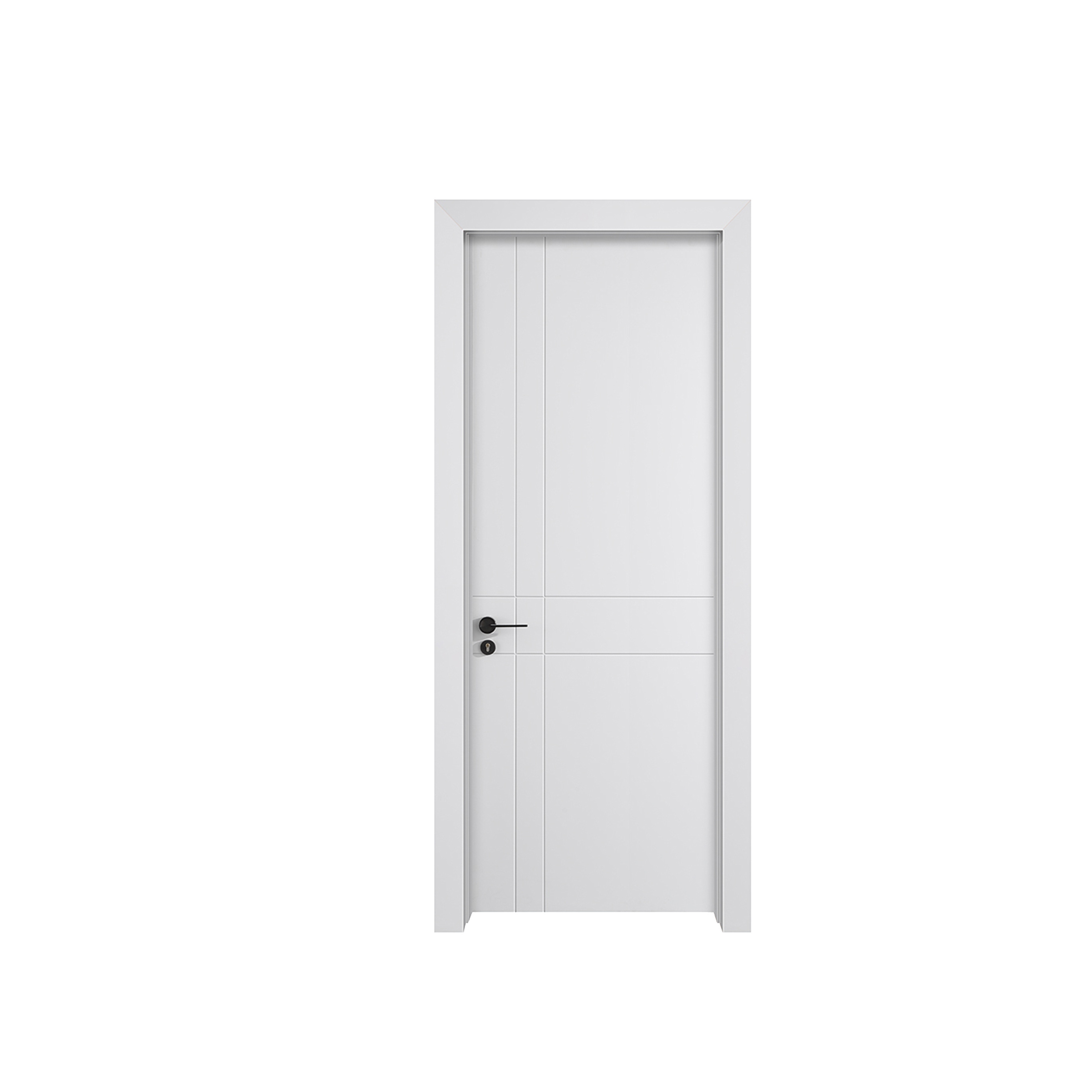 Qidekaili White Modern French Hospital Internal Soundproof House Doors For Sale