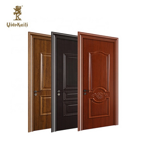 Professional Factory Waterproof Soundproof PVC Plastic Luxury Interior WPC Insulated Skin Doors For Villa