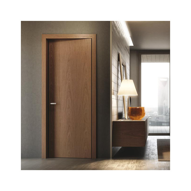 Hot Sale  Morden Security Simple Design Wooden Interior PVC  WPC Glass Door Panel For Bathroom Living Hotel  bathroom house