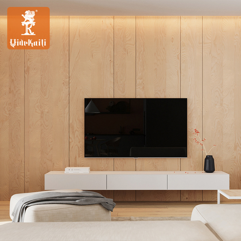 E0 Level Bamboo Wood Fiber Integrated Interior PVC Decorative Wall ...