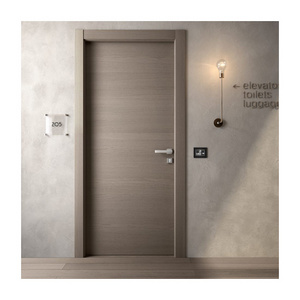 Hot Sale  Morden Security Simple Design Wooden Interior PVC  WPC Glass Door Panel For Bathroom Living Hotel  bathroom house