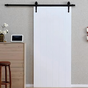 Fast Delivery Modern Plastic Interior Sliding Bathroom PVC Barn Doors