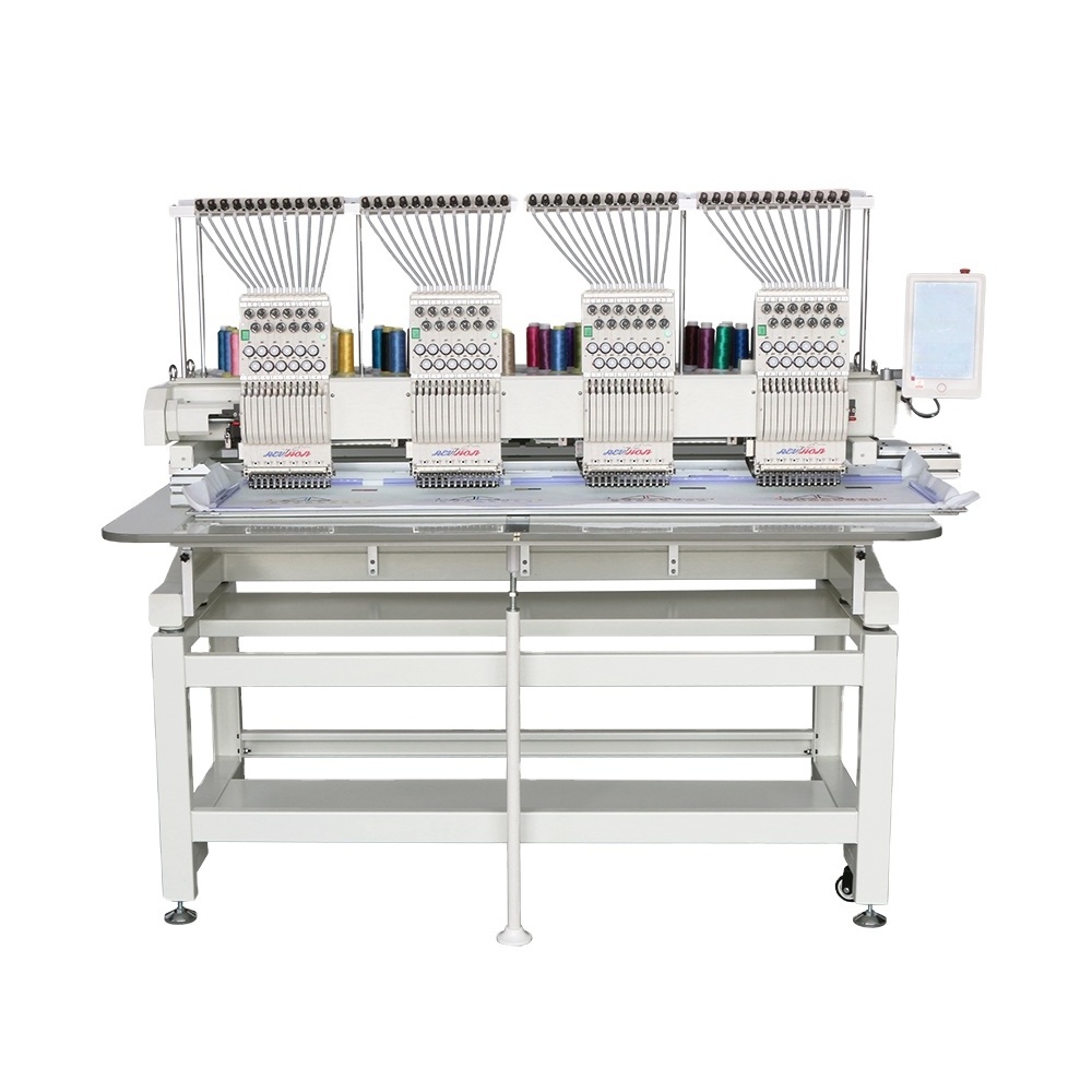 QHM 4 Head embroidery machine Four Head Computerized automatic embroidery machine