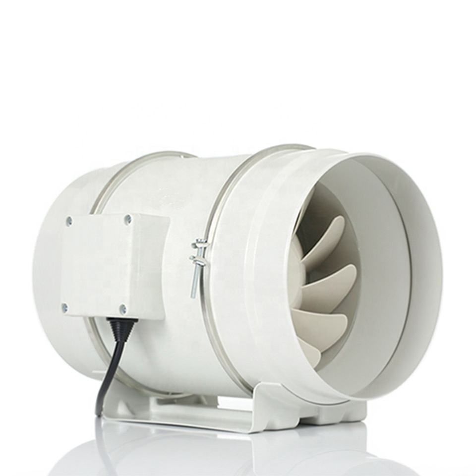 Hot Sale High Air Pressure Centrifugal Fan Inline Duct Exhaust Fan Silent Mixed Flow Ventilation Booster Pipeline Fan