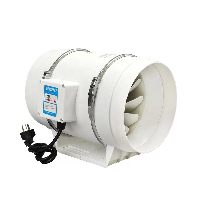 4inch 100mm Low noise Pipe Type Ventilation Exhaust Fan Commercial Powerful Extractor Jet Turbo In-line Duct Fan