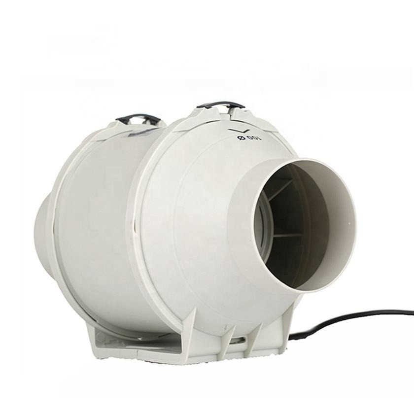 4inch 100mm Low noise Pipe Type Ventilation Exhaust Fan Commercial Powerful Extractor Jet Turbo In-line Duct Fan