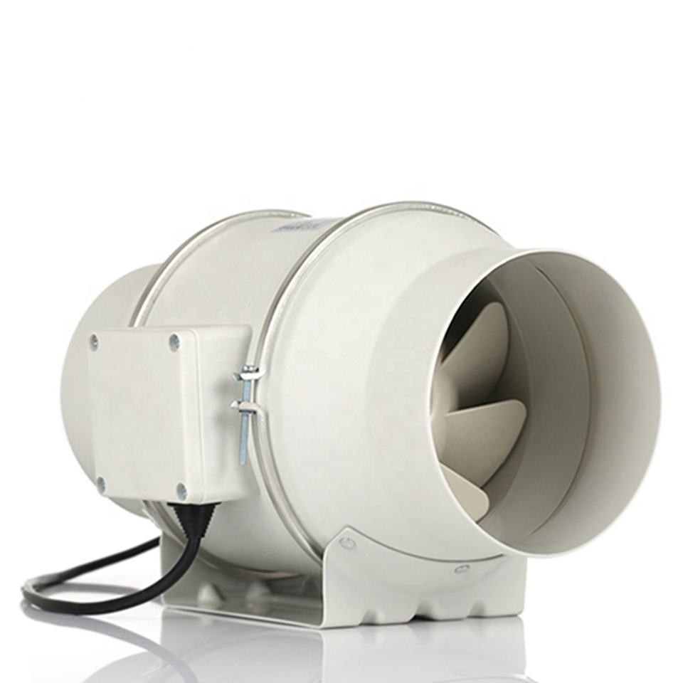 Hot Sale High Air Pressure Centrifugal Fan Inline Duct Exhaust Fan Silent Mixed Flow Ventilation Booster Pipeline Fan