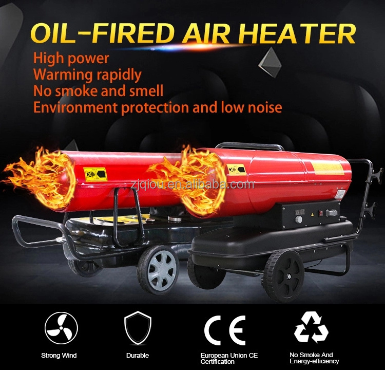 20KW Freestanding Industrial Fuel Heating Equipment Warm Air Blower Kerosene Oil Diesel Heater Fan