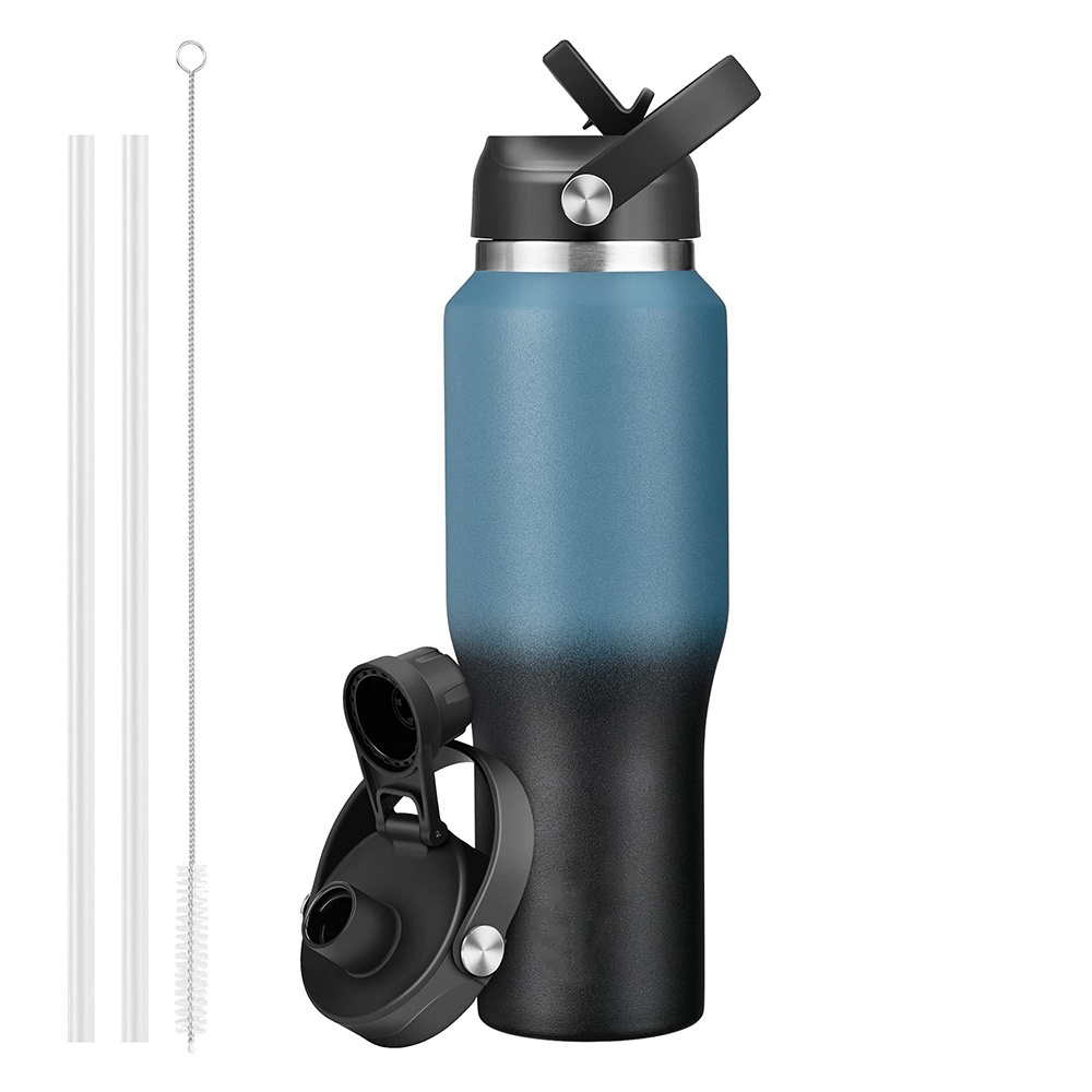 Thermal Termos water bottle stainless steel vacuum flask insulated water bottle with straw lid