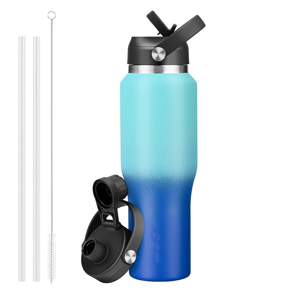 Thermal Termos water bottle stainless steel vacuum flask insulated water bottle with straw lid