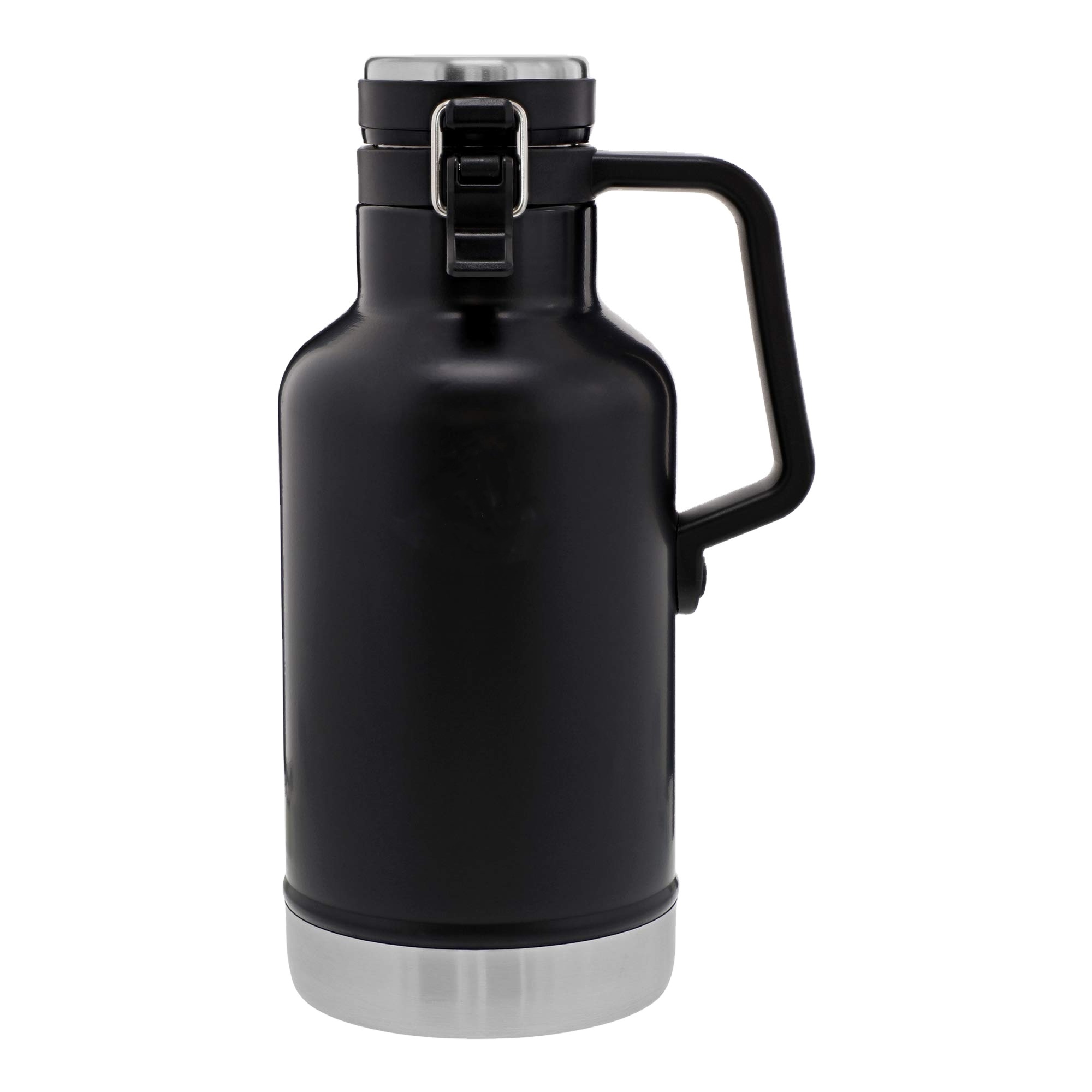 Custom Logo 36oz/64oz Double Wall Stainless Steel Beer Growler with Handle Vacuum Insulated Thermos Water Bottle Travel Pot