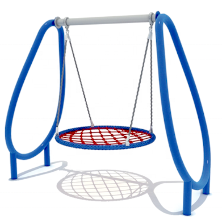 High quality Kindergarten Outdoor Park Kids Swing Children Playground Equipment Garden Swing Set Outdoor Metal Swing