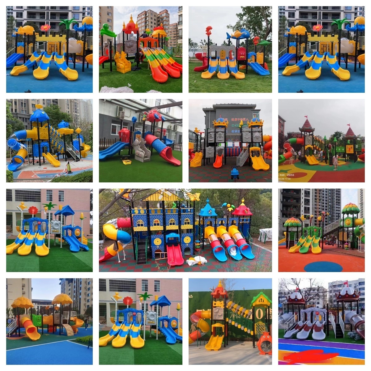 Hot sale kids toys swing kids outdoor play set amusement park playground equipment kids slide