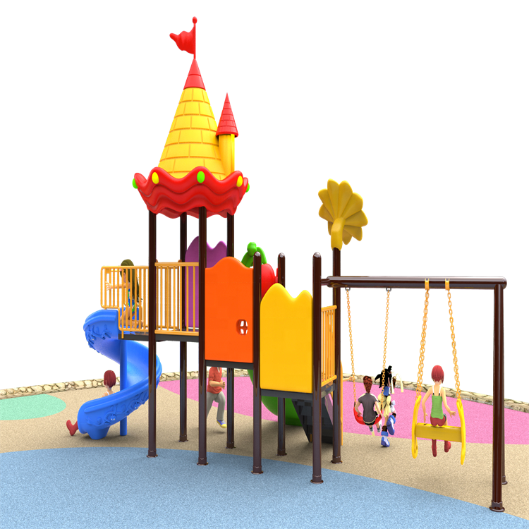 Hot sale kids toys swing kids outdoor play set amusement park playground equipment kids slide