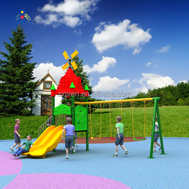 Small slides, playgrounds, outdoor children, commercial playgrounds, swings