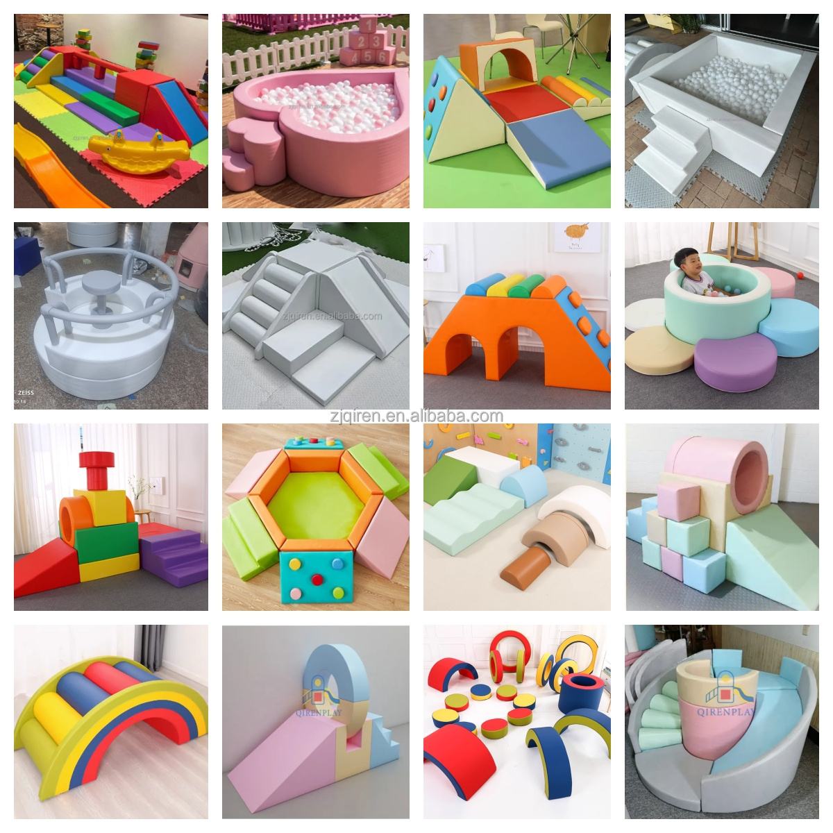 Square Playground Soft Play Ground Equipment for Kids Soft Play Sale Business Plan Children's Playground Indoor Soft Play