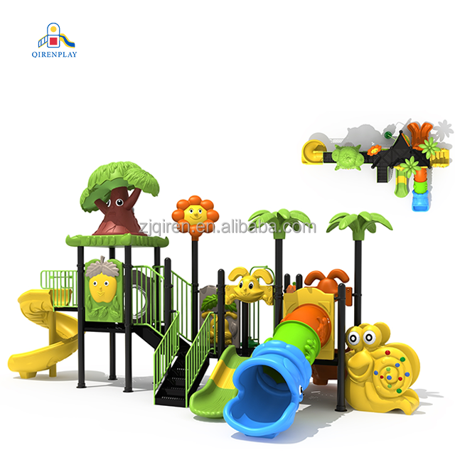 Top selling Children's Amusement Park Playground Manufacturers Play Equipment School Slides Set