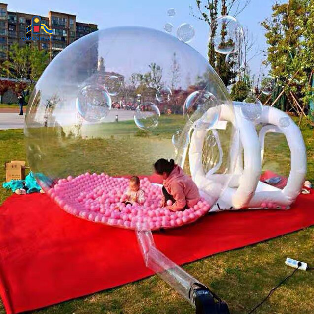 Kids Party Balloons Fun House  Clear Inflatable Crystal  Dome Bubble Tent Transparent Inflatable Bubble Balloons House