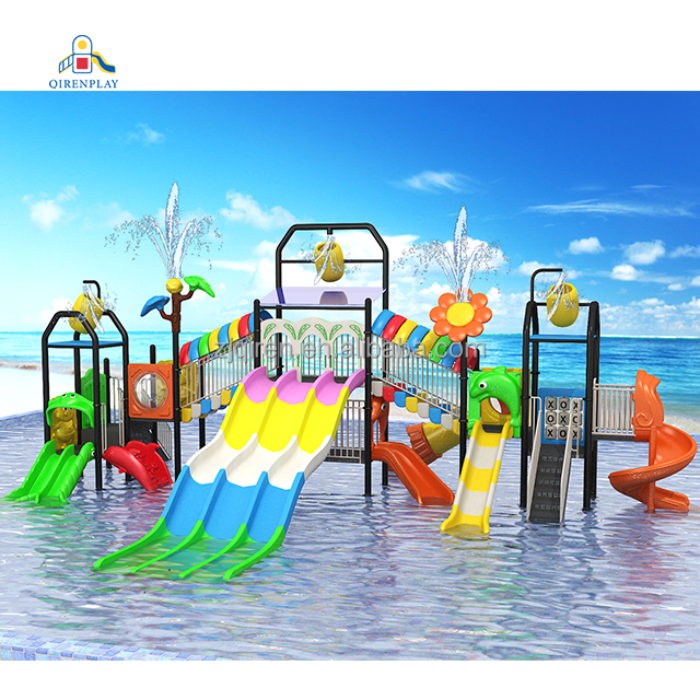 Business Park Amusement Equipment Fiberglass long plastic water park equipment, swimming pool slide