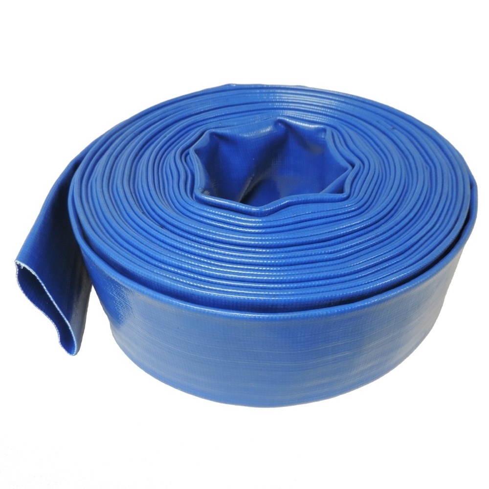 4 inch PVC plastic water lay flat hose for farm irrigation rain hose