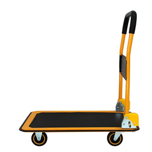 Logistics powered flatbed Cart hand truck platform carts warehouse outdoor