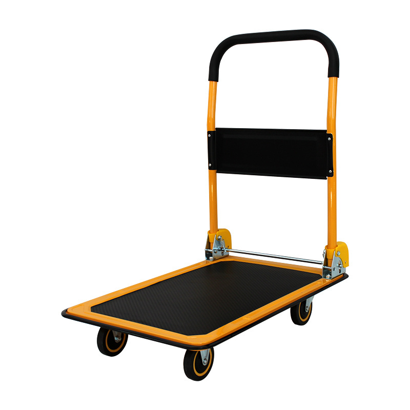 Factory Hot Sale Platform  cart Wholesale Price Industrial Heavy Duty Folding Transport Trolley