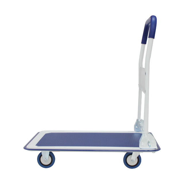 Easy Install  Wholesale Price Heavy Duty Warehouse Folding  Platform hand Cart trolley