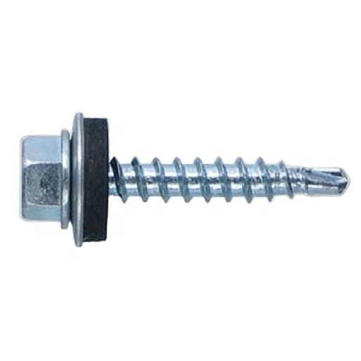 DIN7504K Hex washer head drilling screw with EPDM bonded washer