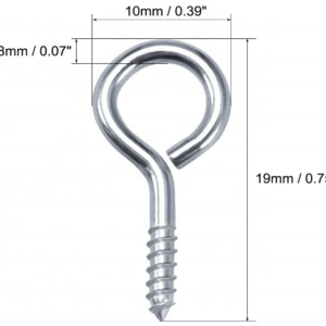 Hook Screws Cup Hook Eye screw L-type screw,zinc-plated/blind-plated,nylon-plated