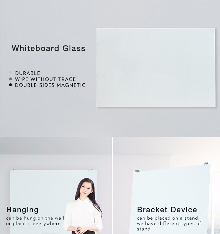 Best Selling Wall Mounted Board Magnetic Glass Whiteboard 120