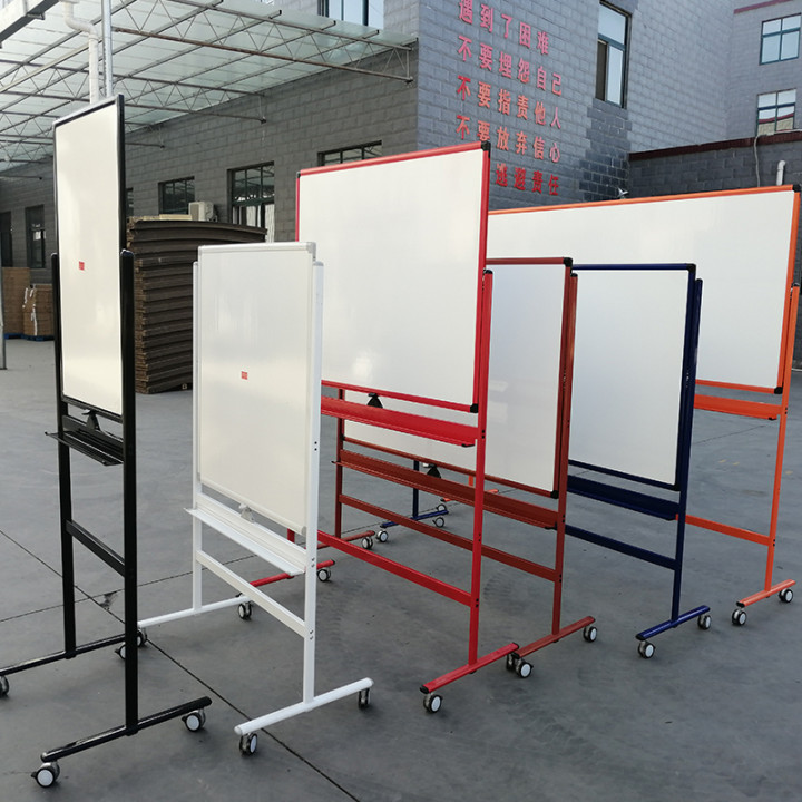 Customized mobile Double Sided Standing Mobile Magnetic Whiteboard Easel