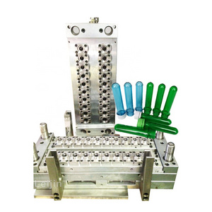 20 Cavity Injection PET Bottle Preform Mould  Plastic PET Preform Molds With Double Self Lock Pin Valve Gate Hot Runner