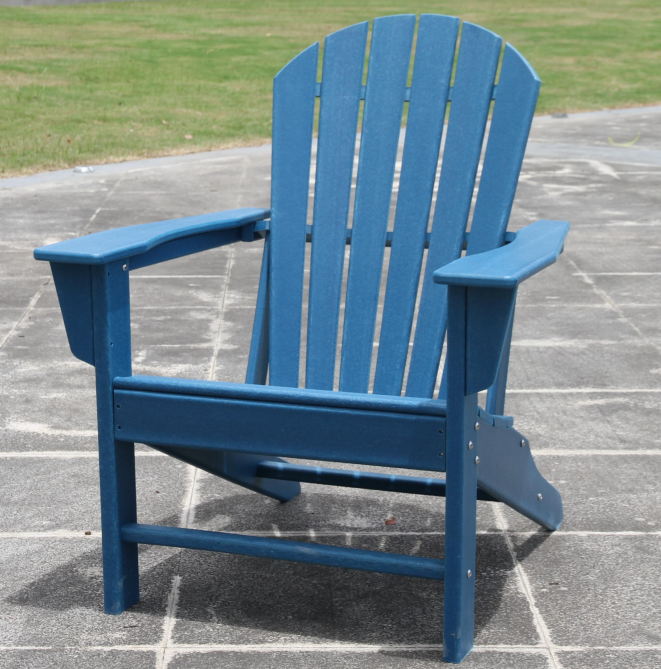 Factory direct Modern Outdoor Garden Patio Chair Recycled HDPE Plastic Adirondack Chair