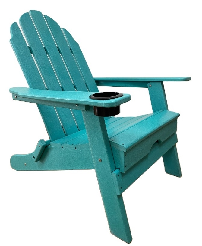 Outdoor HDPE Furniture wooden adirondack garden plastic outdoor chairs folding camping chair