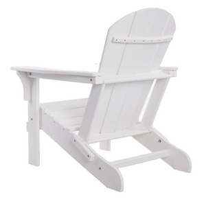 Wholesale comfortable Plastic Resin adirondack chair Foldable for Deck, Garden, Backyard & Lawn,white