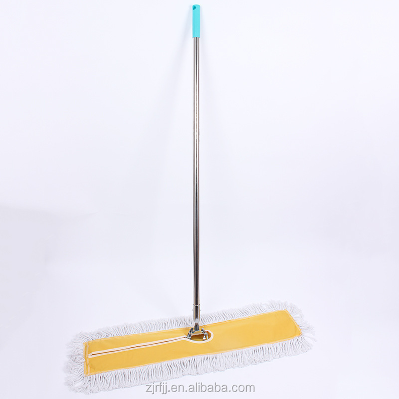 Industrial Household Indoor Floor Cleaning Mop Magic Cotton Dust Mop Flat Mop for Hotel/Hospital Easing Cleaning