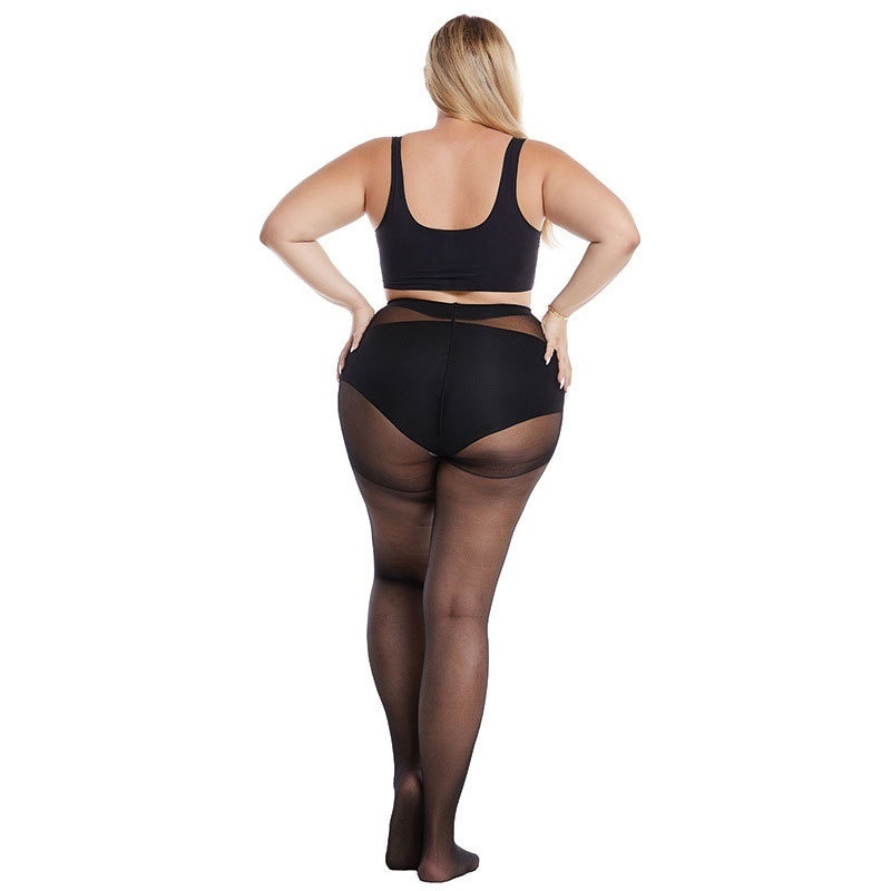 20D Super Thin Transparent Pantyhose Plus Size Twill Tights Dark Brown Sexy Women Pantyhose