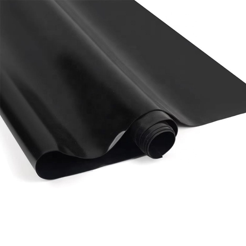 0.5mm 1mm 2mm 3mm 4mm various size custom black silicone rubber sheet for Vacuum press