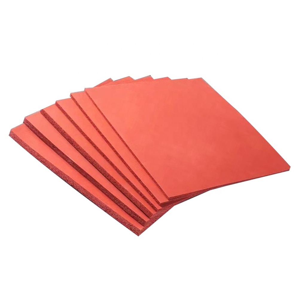 Heat Resistance Silicone Rubber Cushion Foam Sheets Roll High Temperature Sponge Pad Sheet For Heat Transfer Press Machine