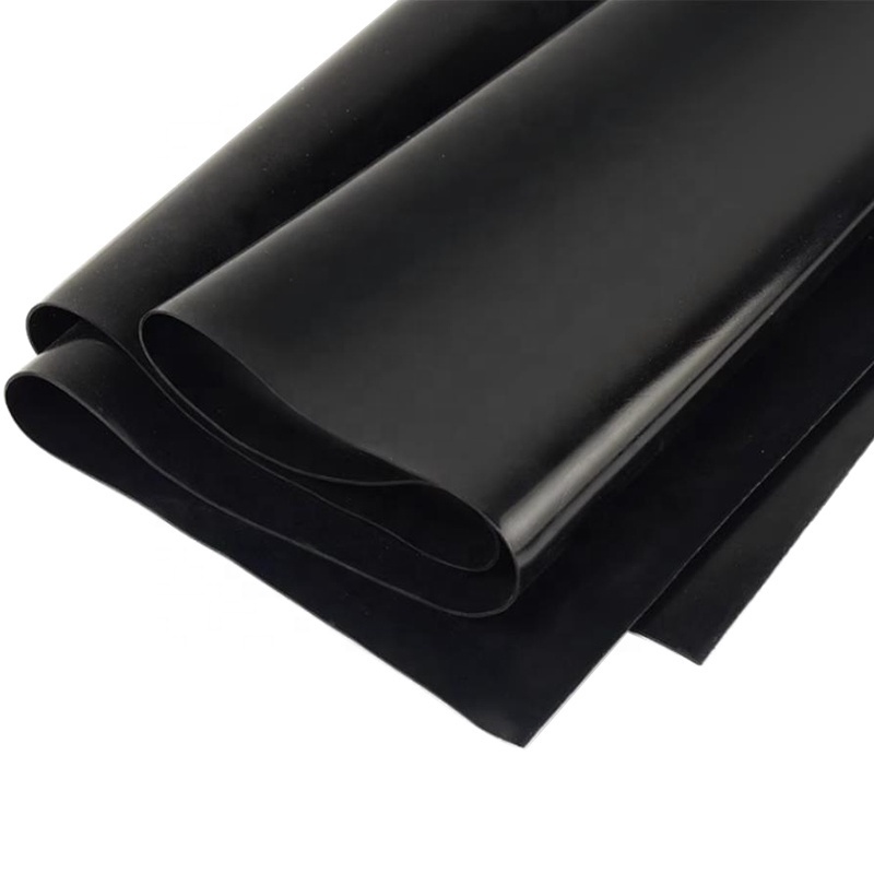 0.5mm 1mm 2mm 3mm 4mm various size custom black silicone rubber sheet for Vacuum press