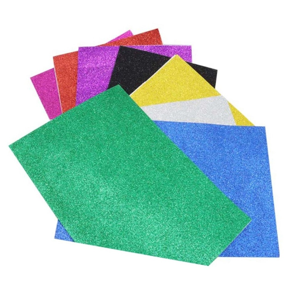 Eva Foam Manufacturer Eco-friendly Best Price Thin 1 5mm Eva Foam A4 Sheet Eva Glitter Foam Sheet