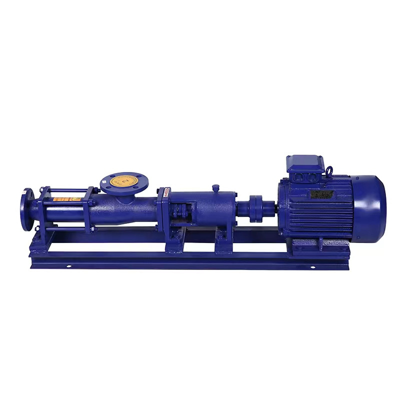 Cast iron G-type screw pump sludge mud transfer pump suction oil pump