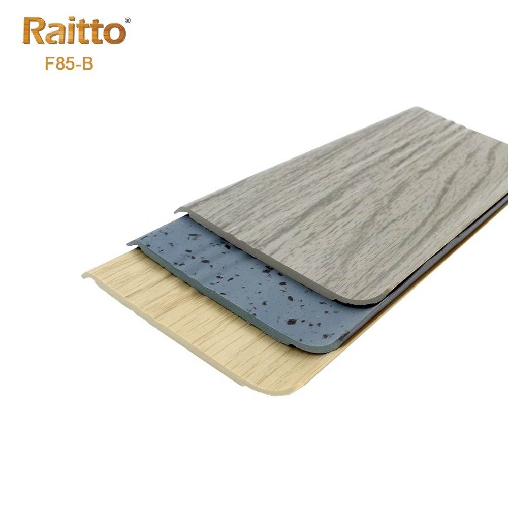 F85-B, RAITTO Eco-friendly 80mm Plastic Skirting Board PVC Baseboard