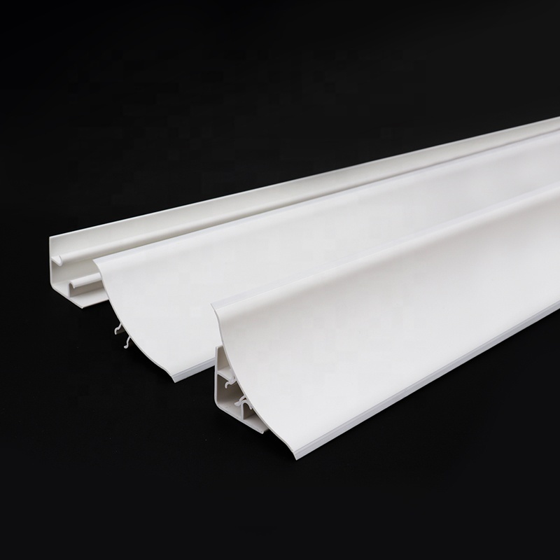 CM-60-A, Ruitai Plastic PVC Decor Profile Cornice Baseboard Plastic Skirting Cove Ceiling Wall Moulding Trim